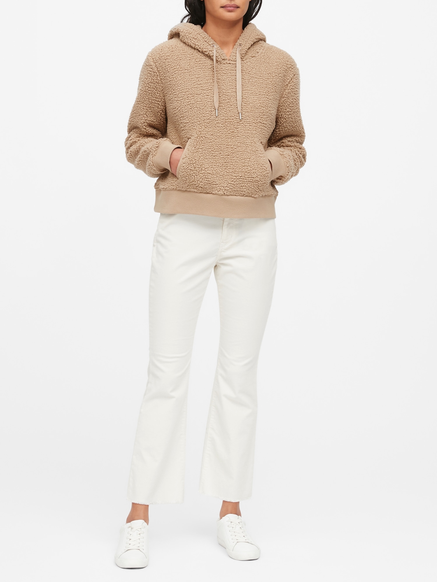 Banana republic sherpa discount hoodie