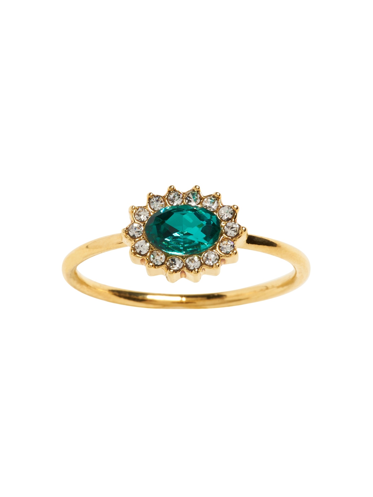 Pave Halo Delicate Ring