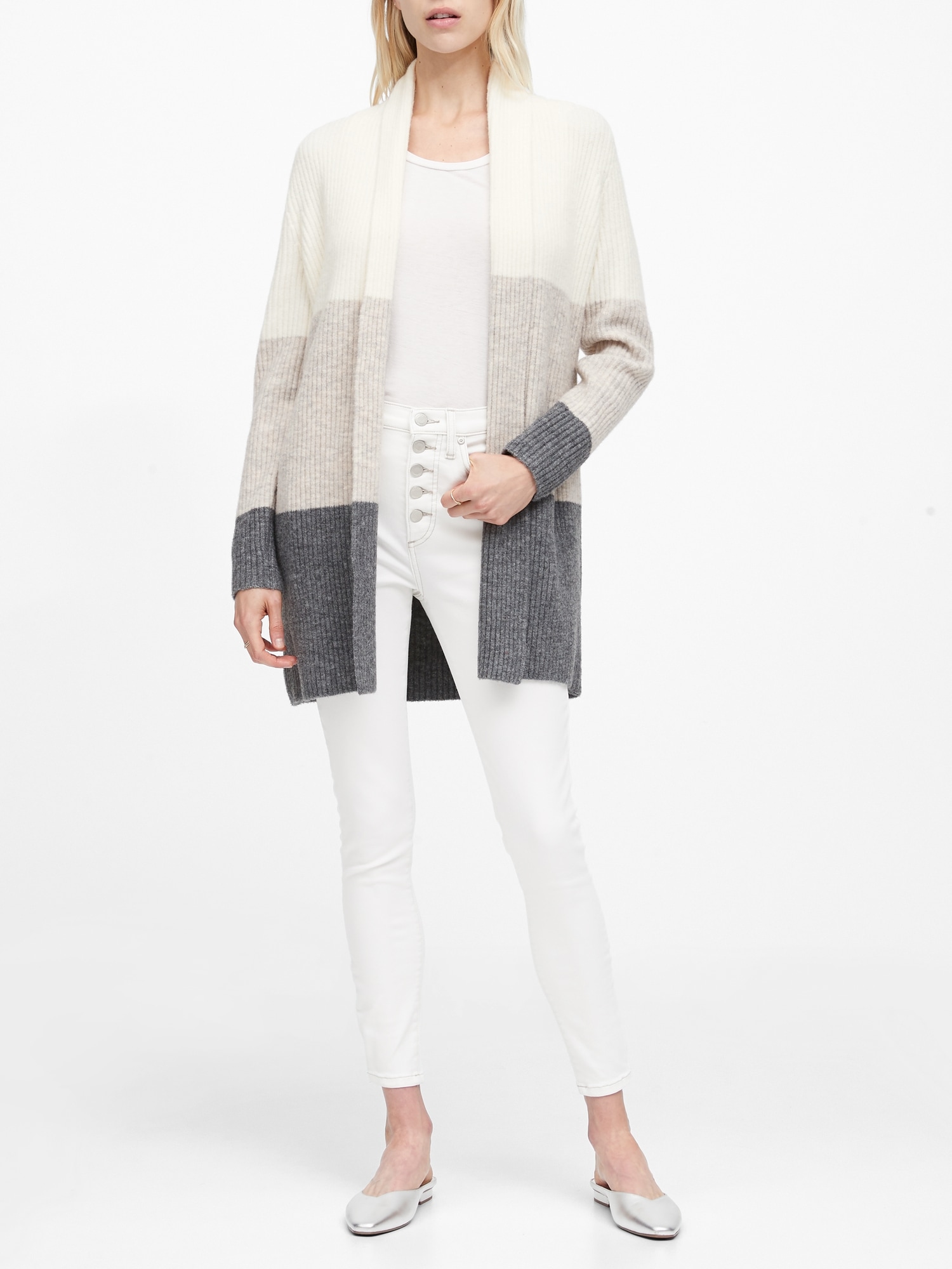 Ryder colorblock shop cardigan sweater