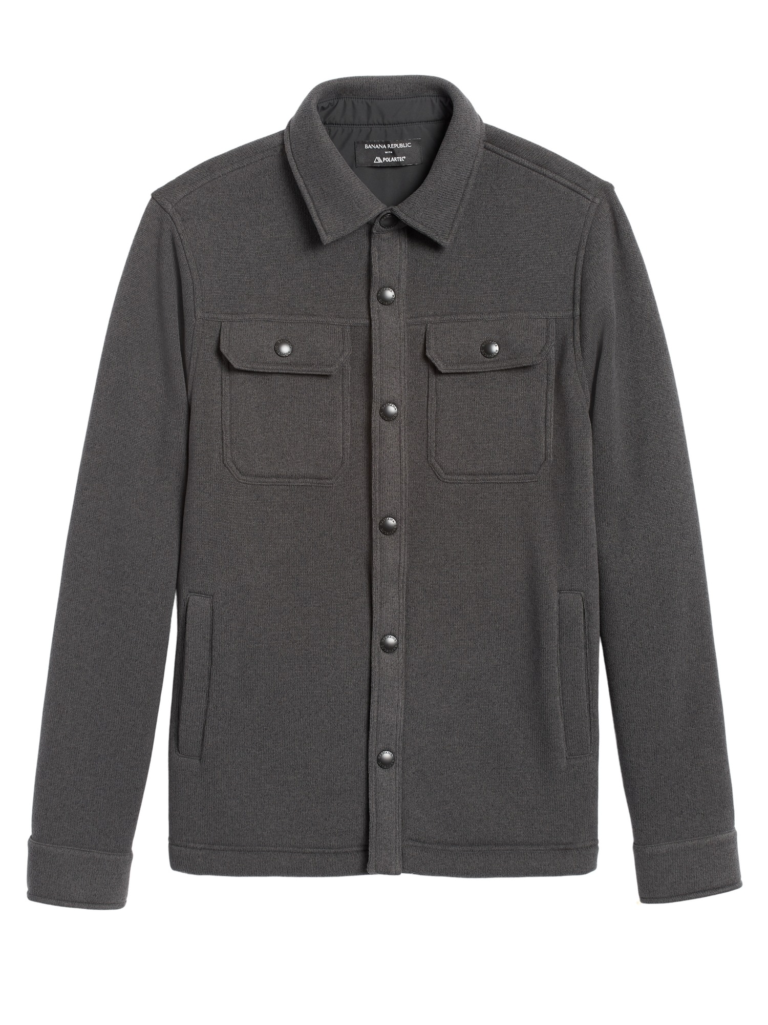 Polartec® Sweater Fleece Shirt Jacket
