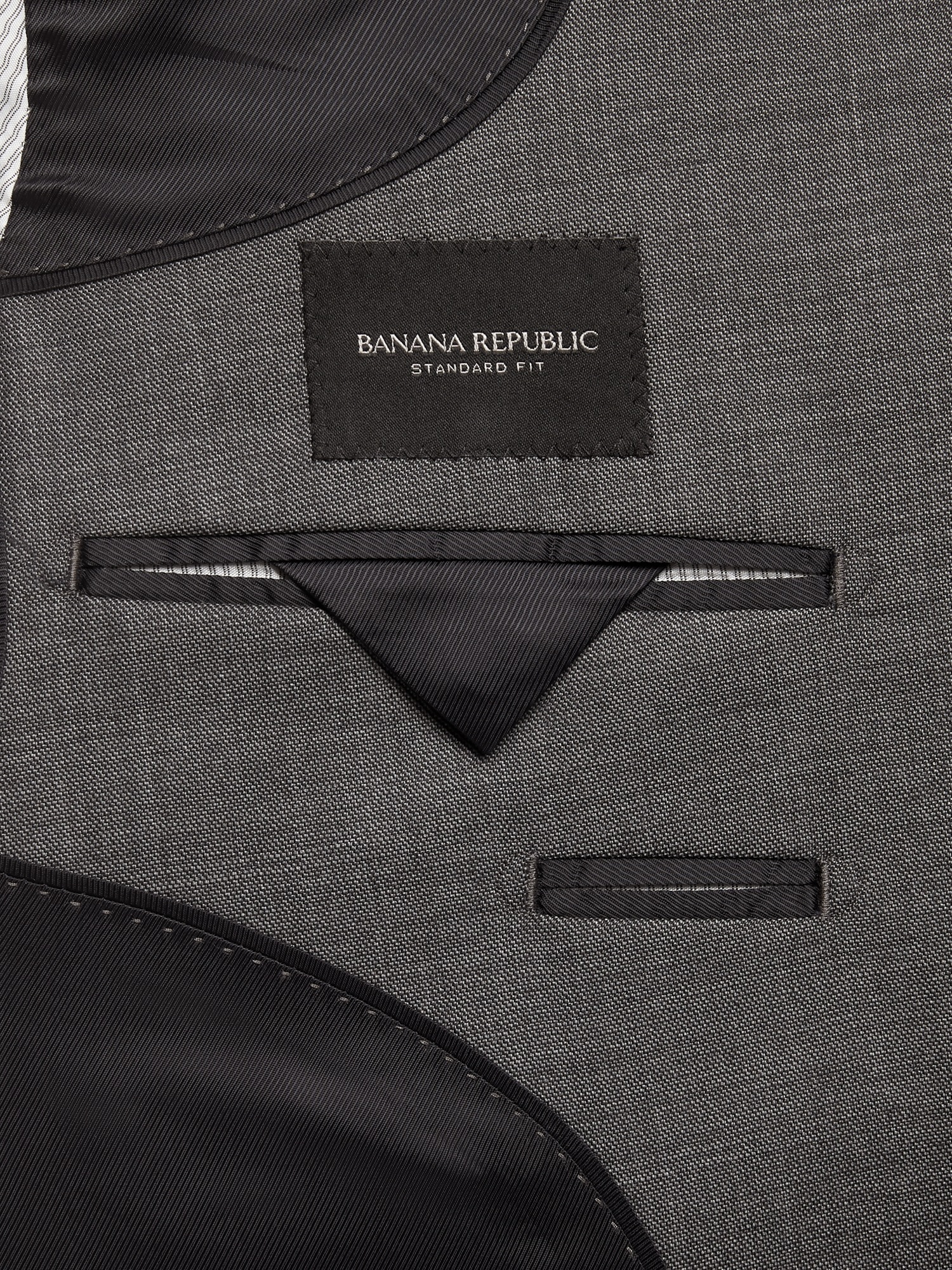 Standard Italian Wool Sharkskin Suit Jacket | Banana Republic