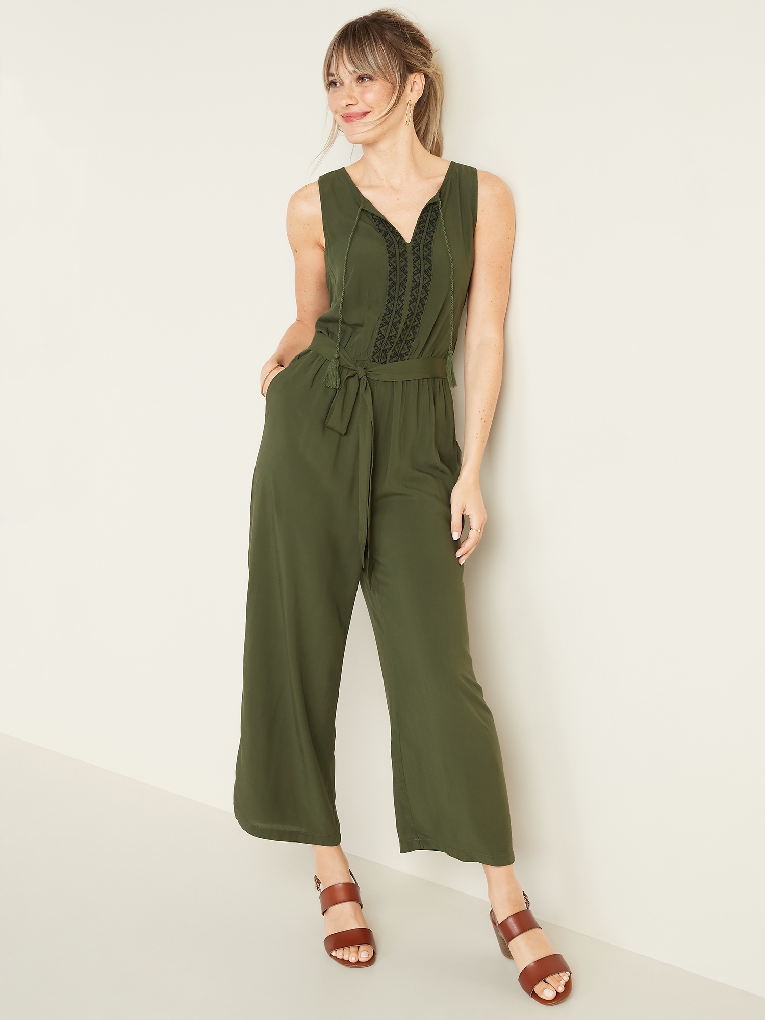 old navy wide leg jumpsuit