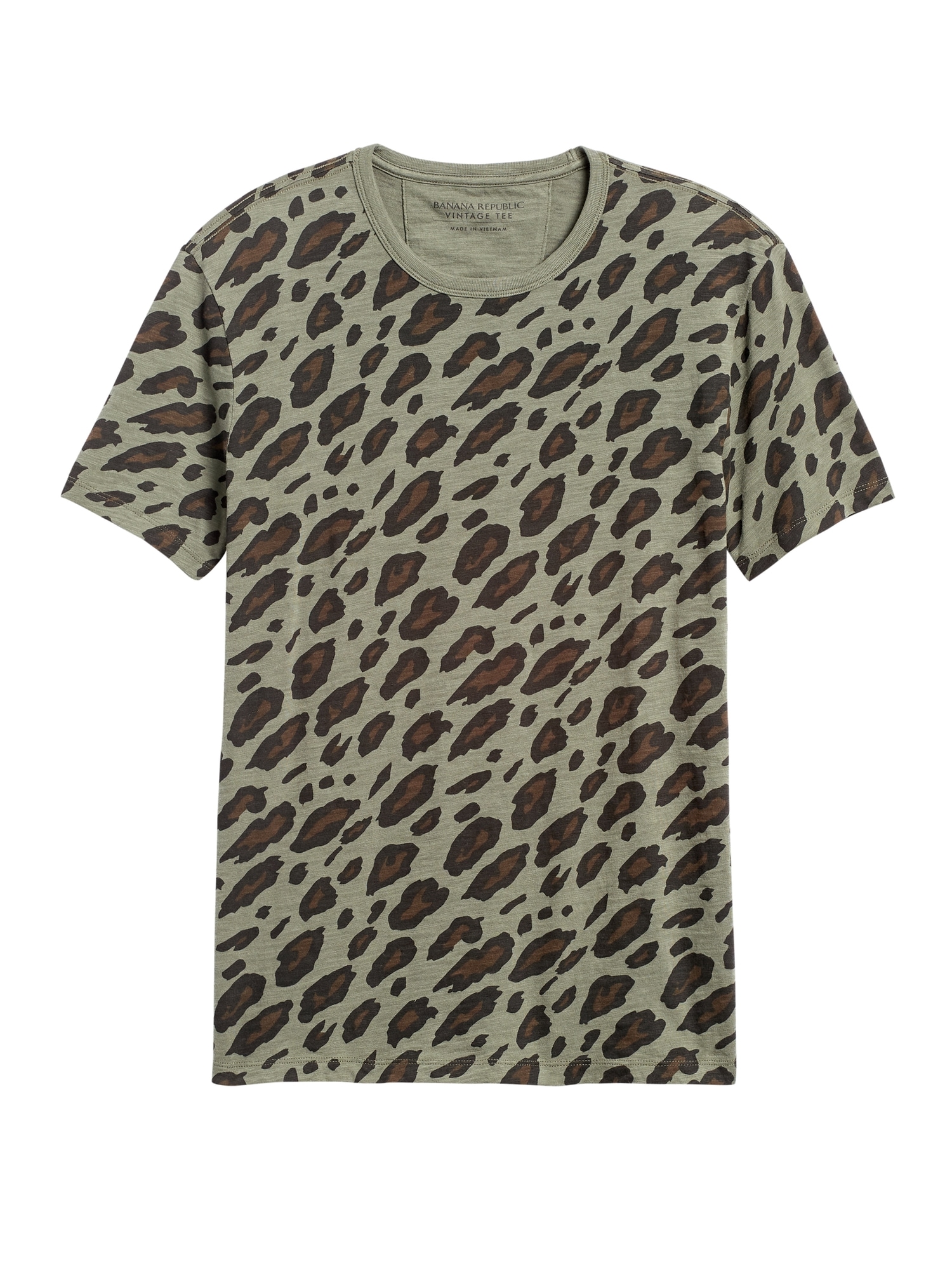 Leopard Camo Graphic T-Shirt