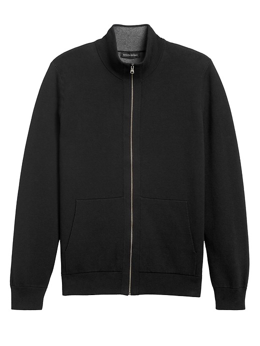 BANANA REPUBLIC ニットジャケット 黒