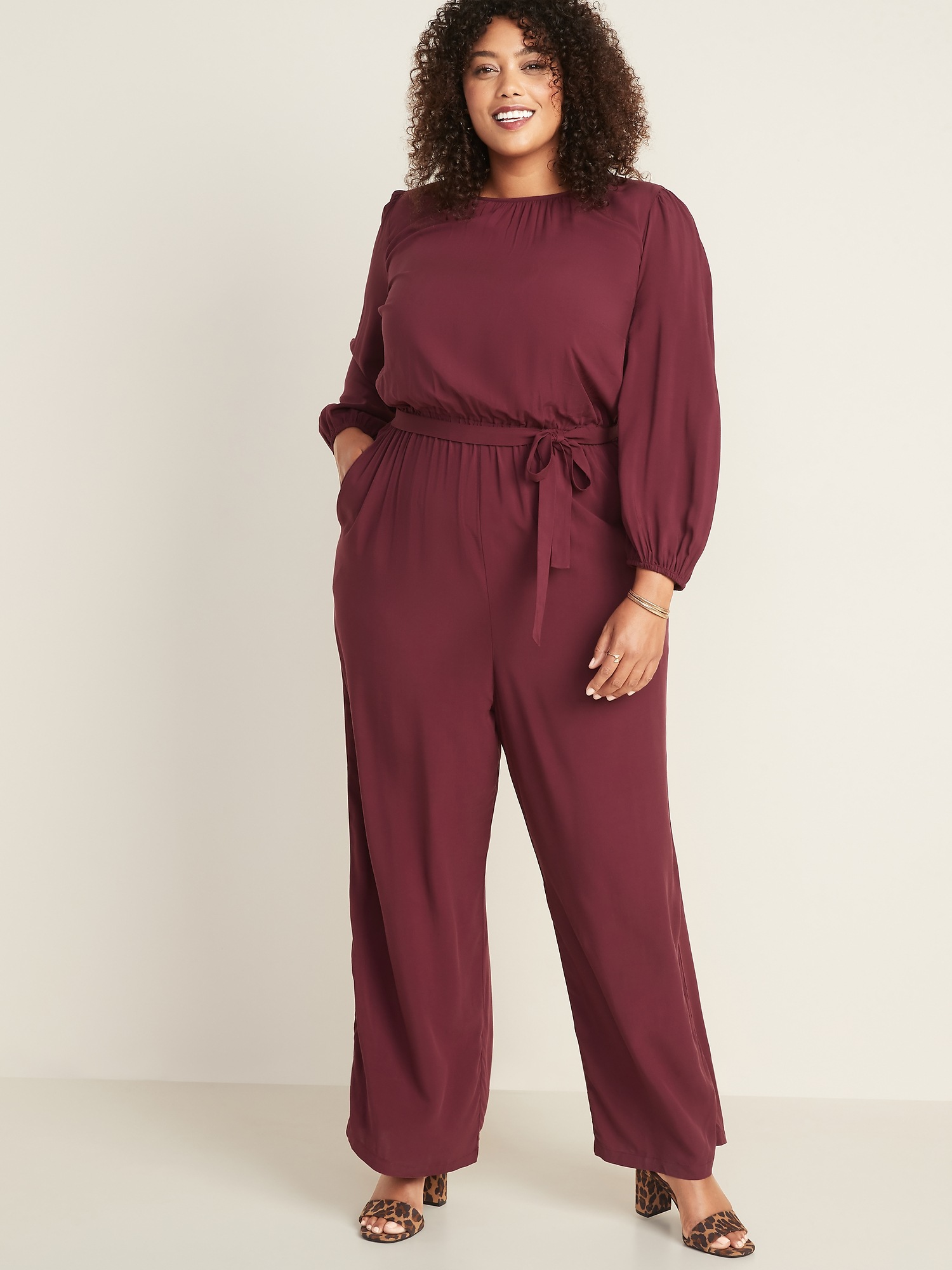 old navy waist defined jumpsuit