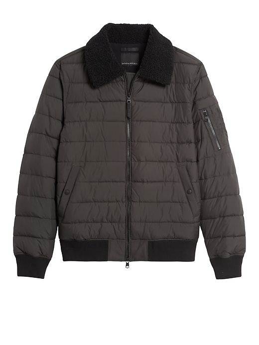 Banana republic quilted bomber on sale jacket