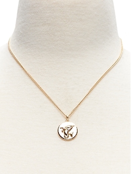 Banana republic store zodiac necklace