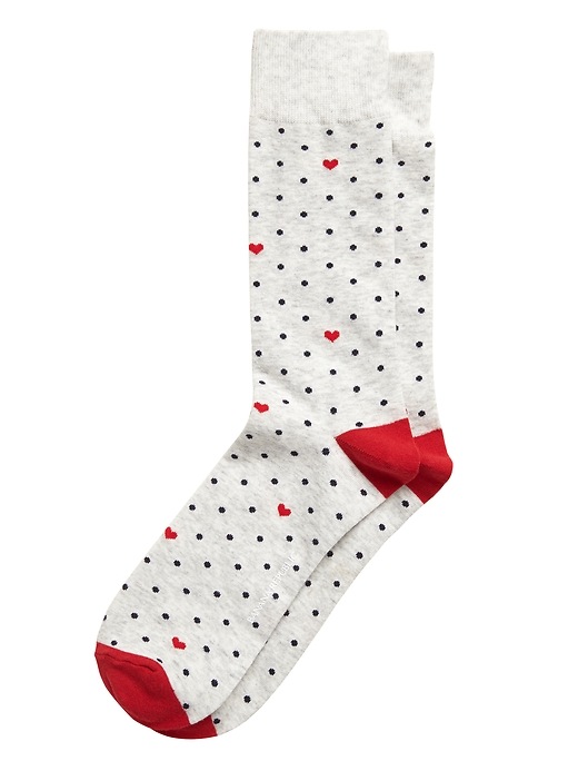 Hearts & Dots Sock Banana Republic