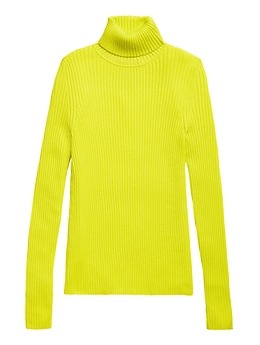 Ribbed Turtleneck Sweater Banana Republic