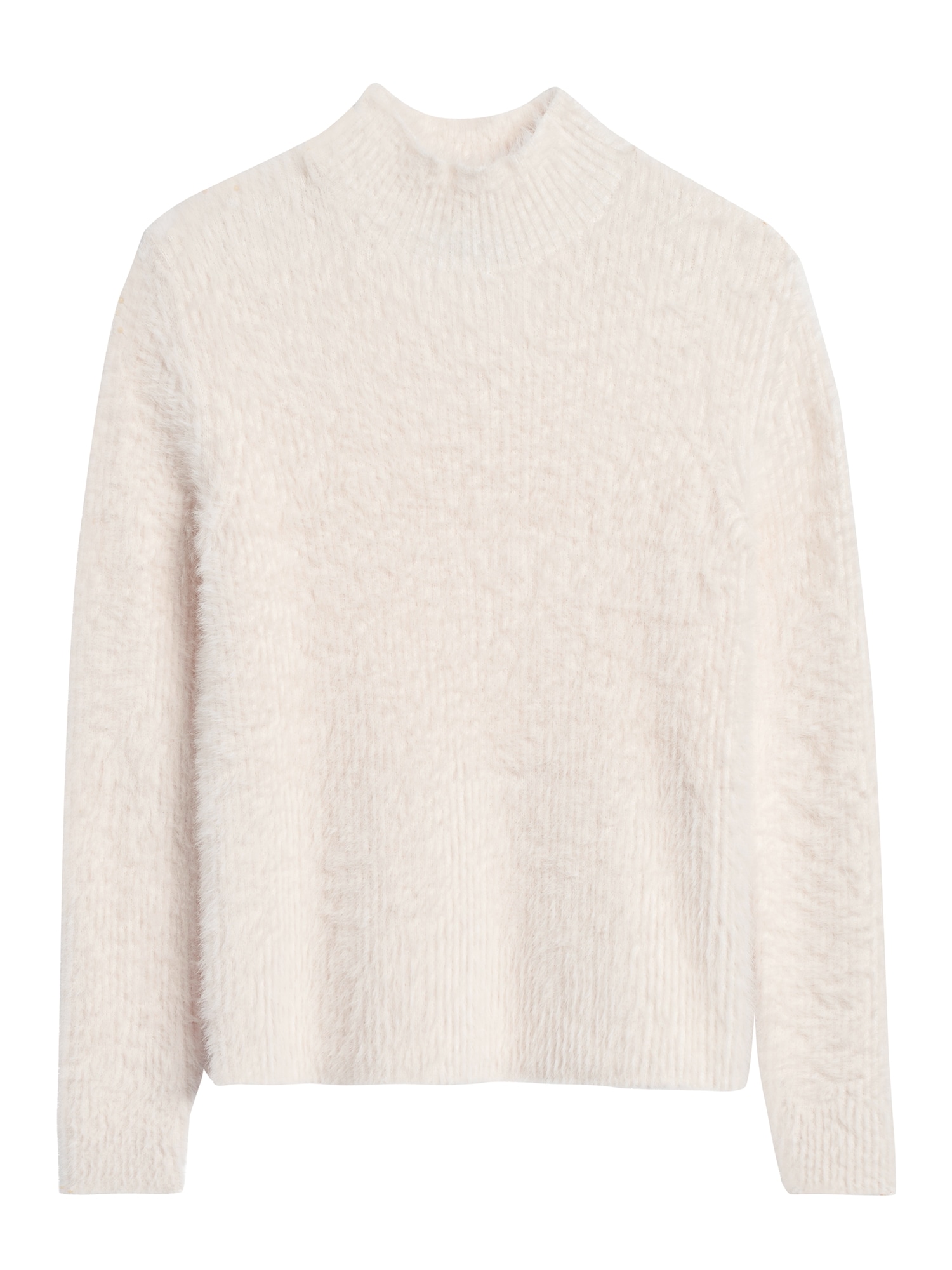 Cropped Fuzzy Sweater
