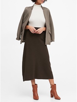 A-Line Maxi Sweater Skirt | Banana Republic