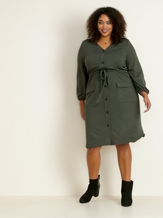 navy utility dress