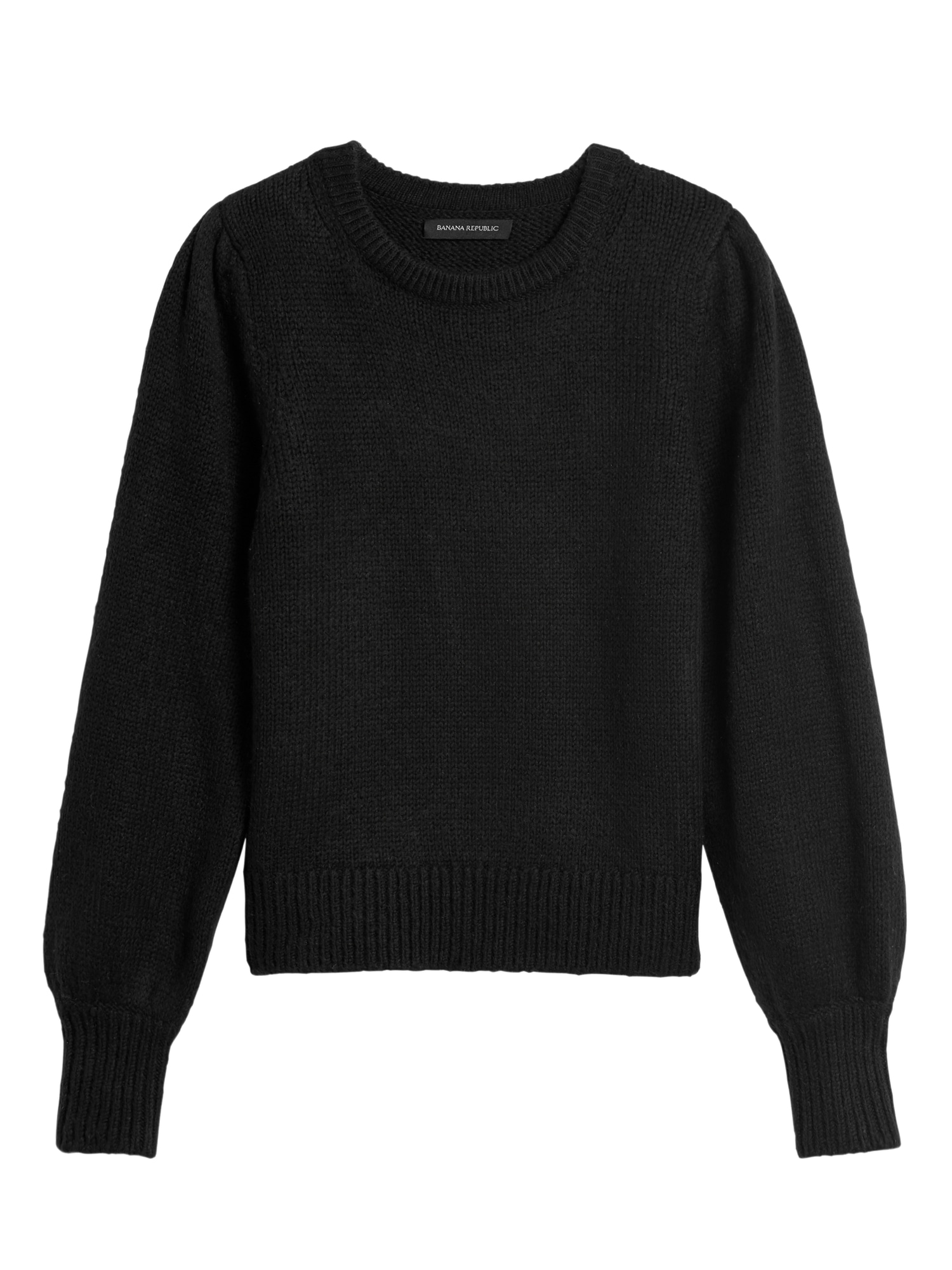 Puff-Sleeve Sweater