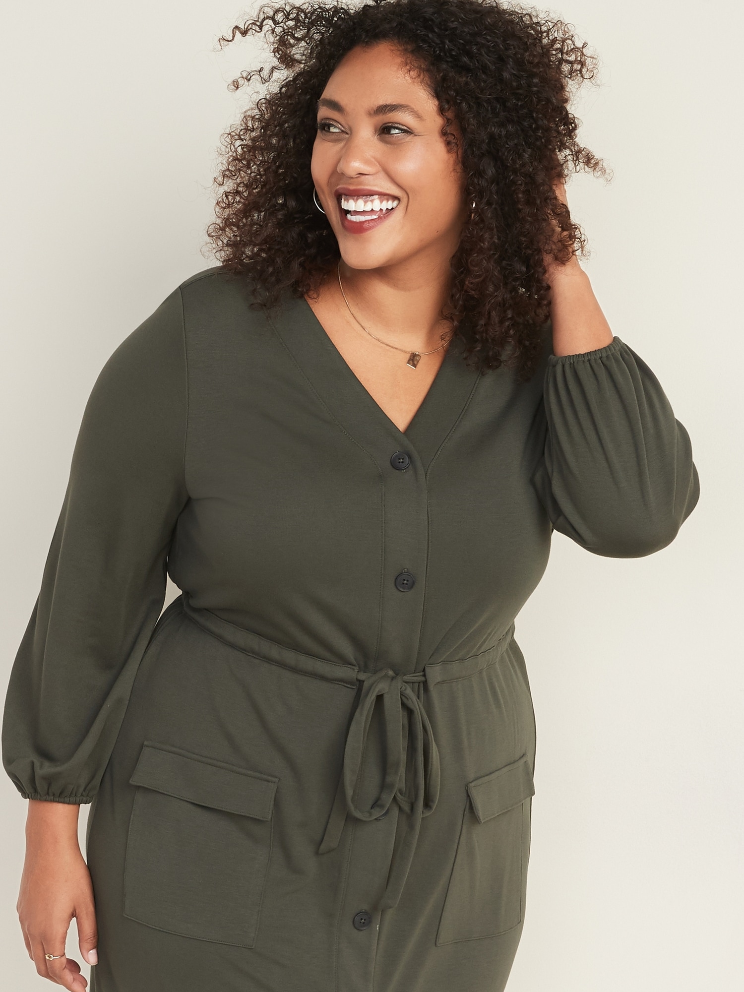 navy utility dress