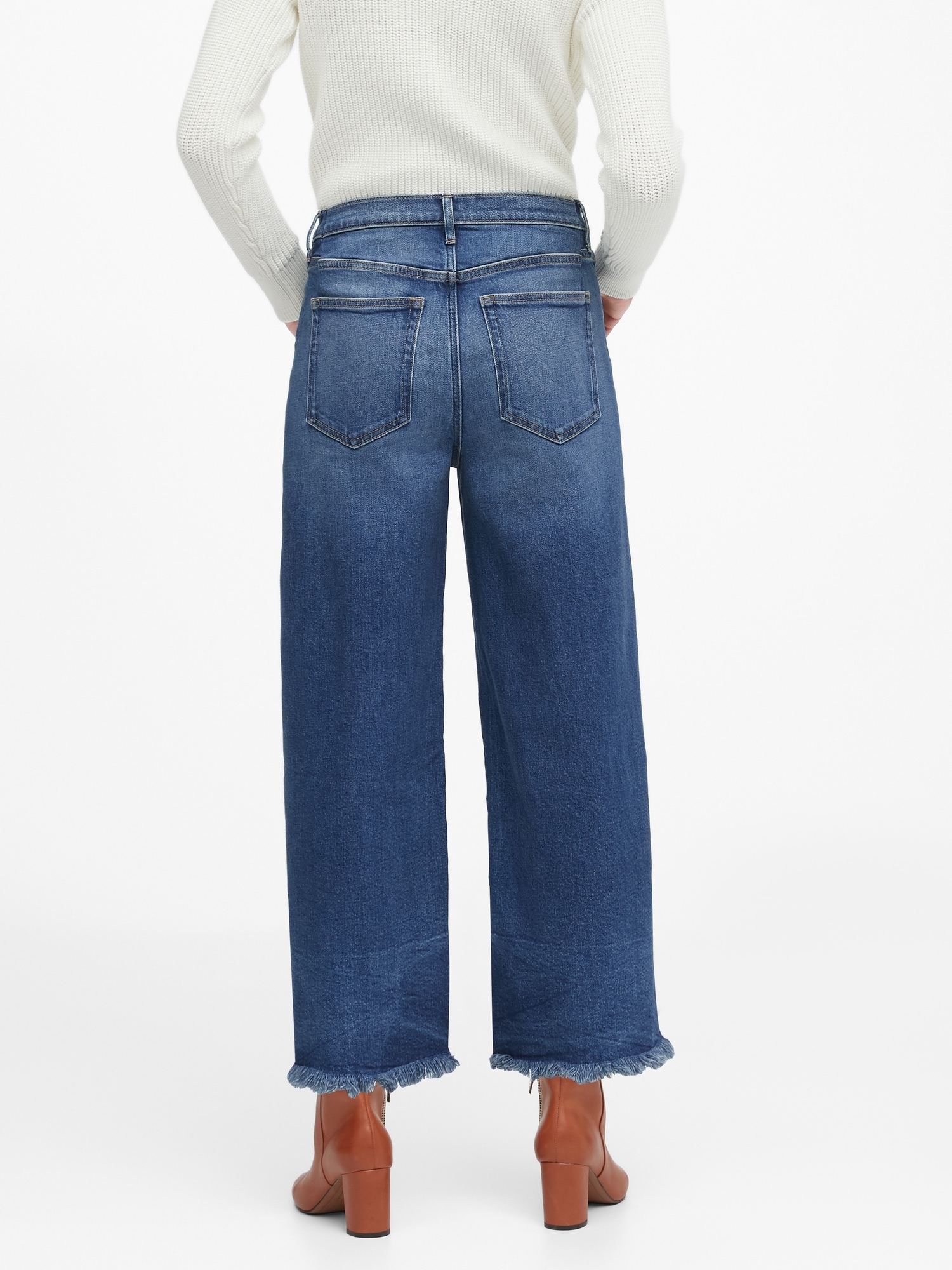 high rise wide leg jeans gap