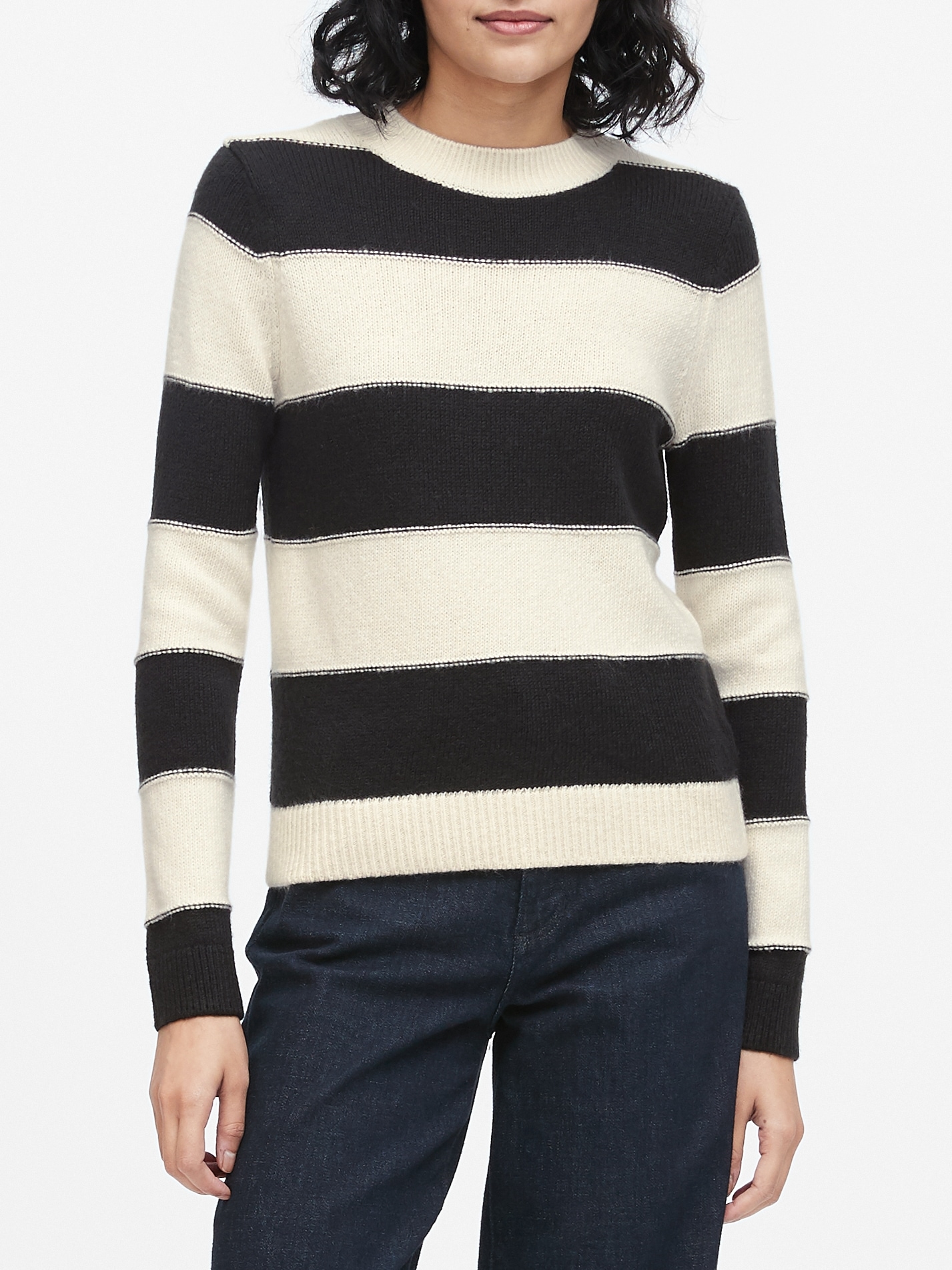 Petite Rugby Stripe Sweater