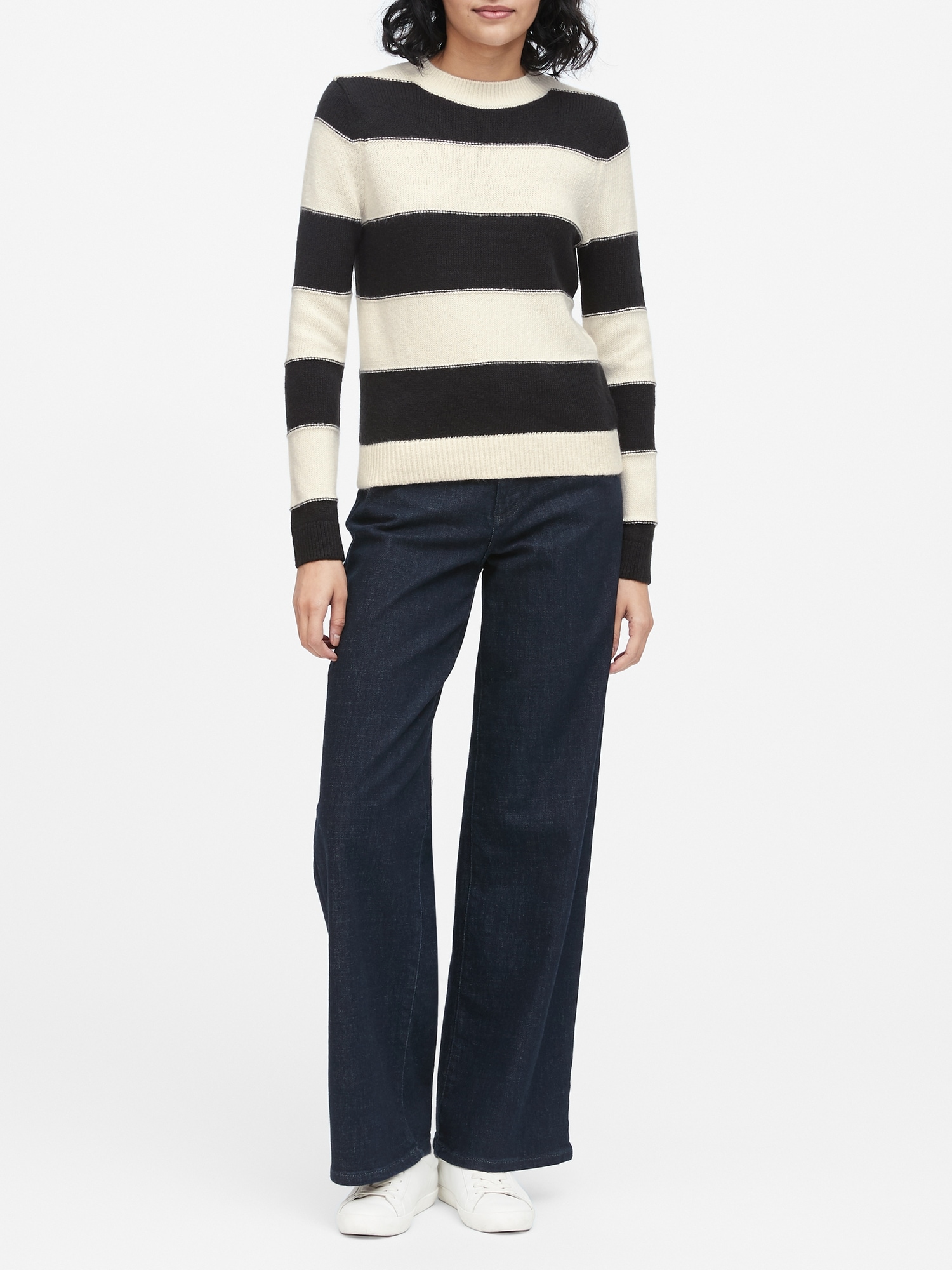 Petite Rugby Stripe Sweater