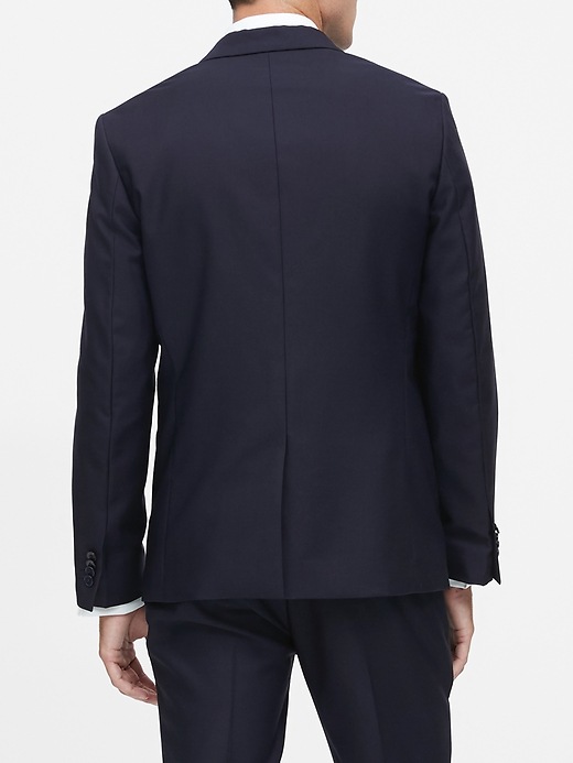 Image number 3 showing, Slim Navy Italian Wool Tuxedo Jacket