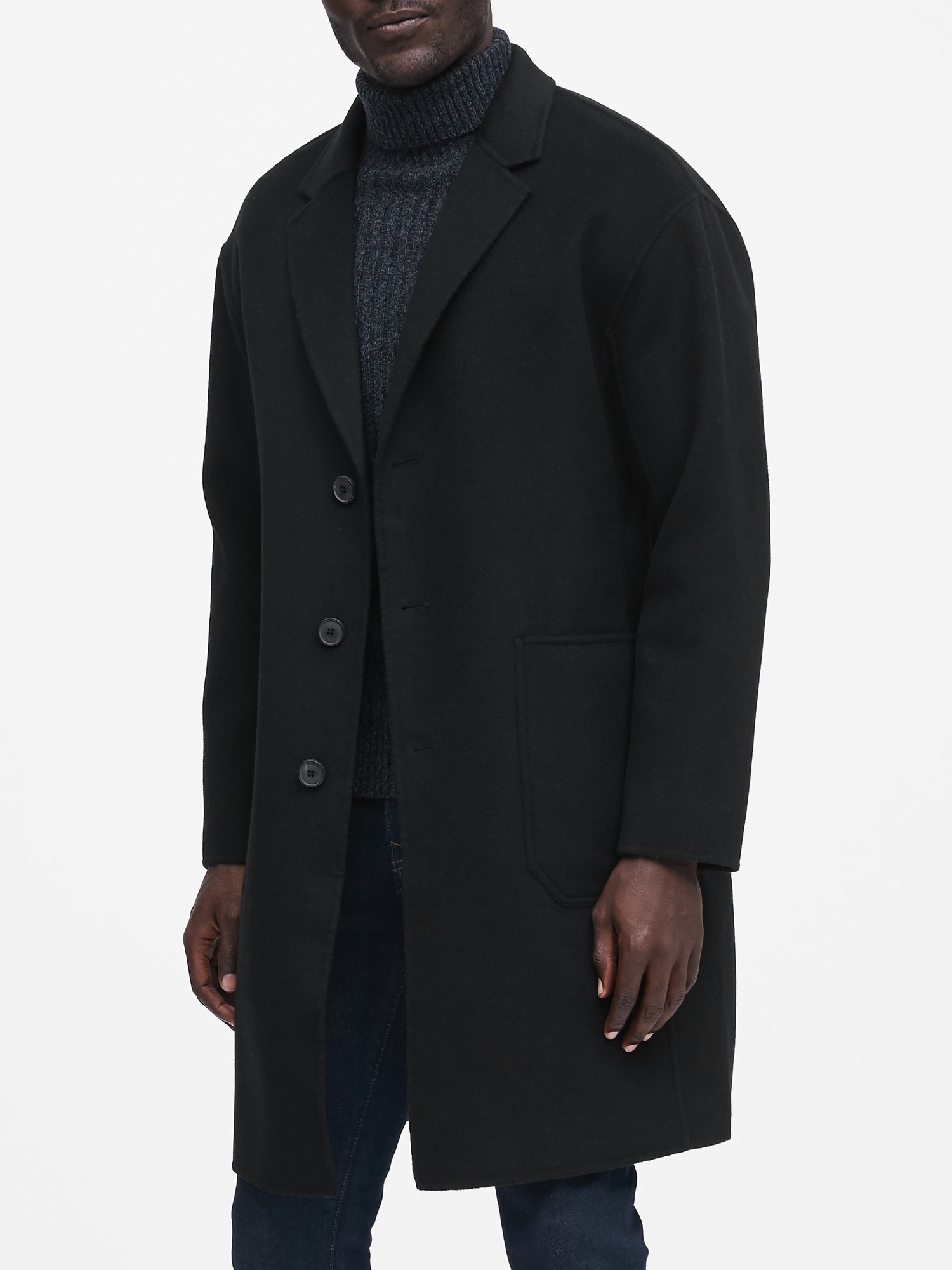 Unlined Double-Faced Coat | Banana Republic