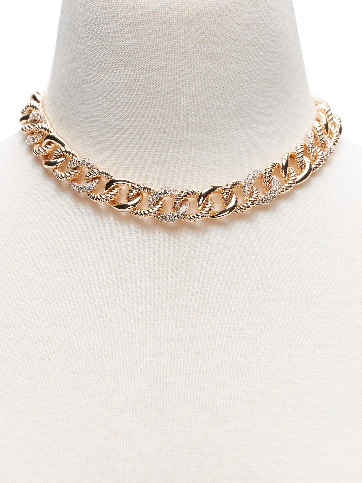 Chunky Pavé Chain Necklace