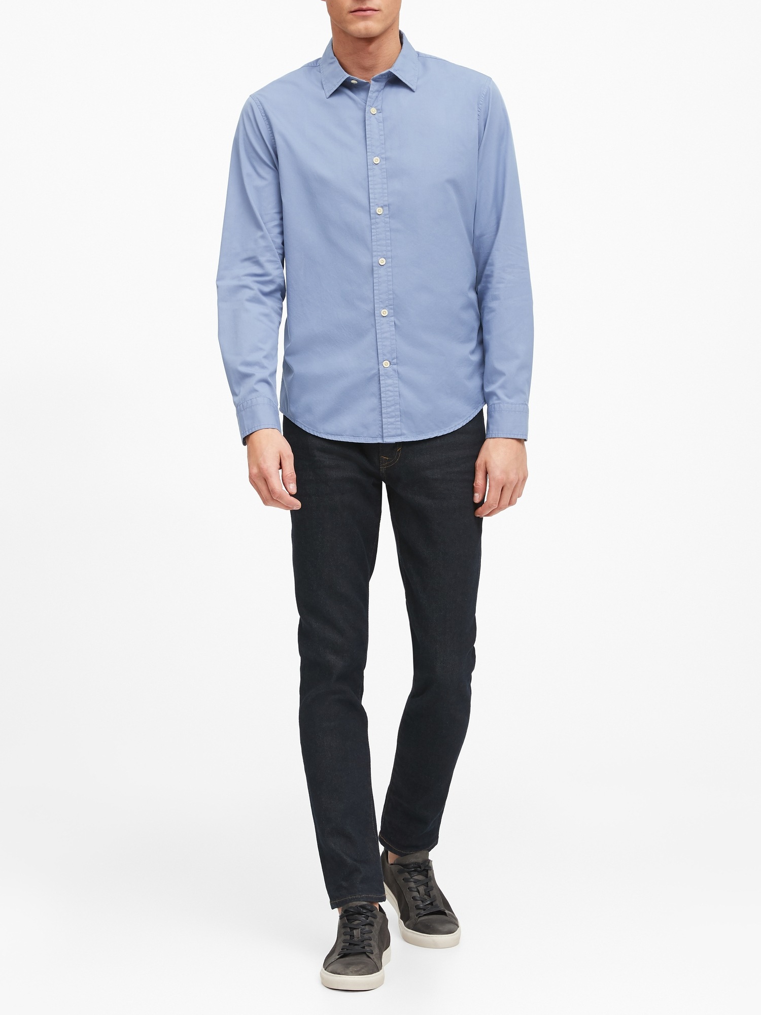 banana republic untucked slim fit