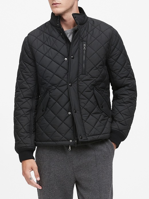 Banana Republic Core Temp Quilted Bomber Jacket - 491461002000