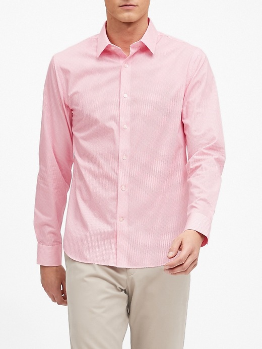 Untucked Slim-Fit Non-Iron Dress Shirt | Banana Republic