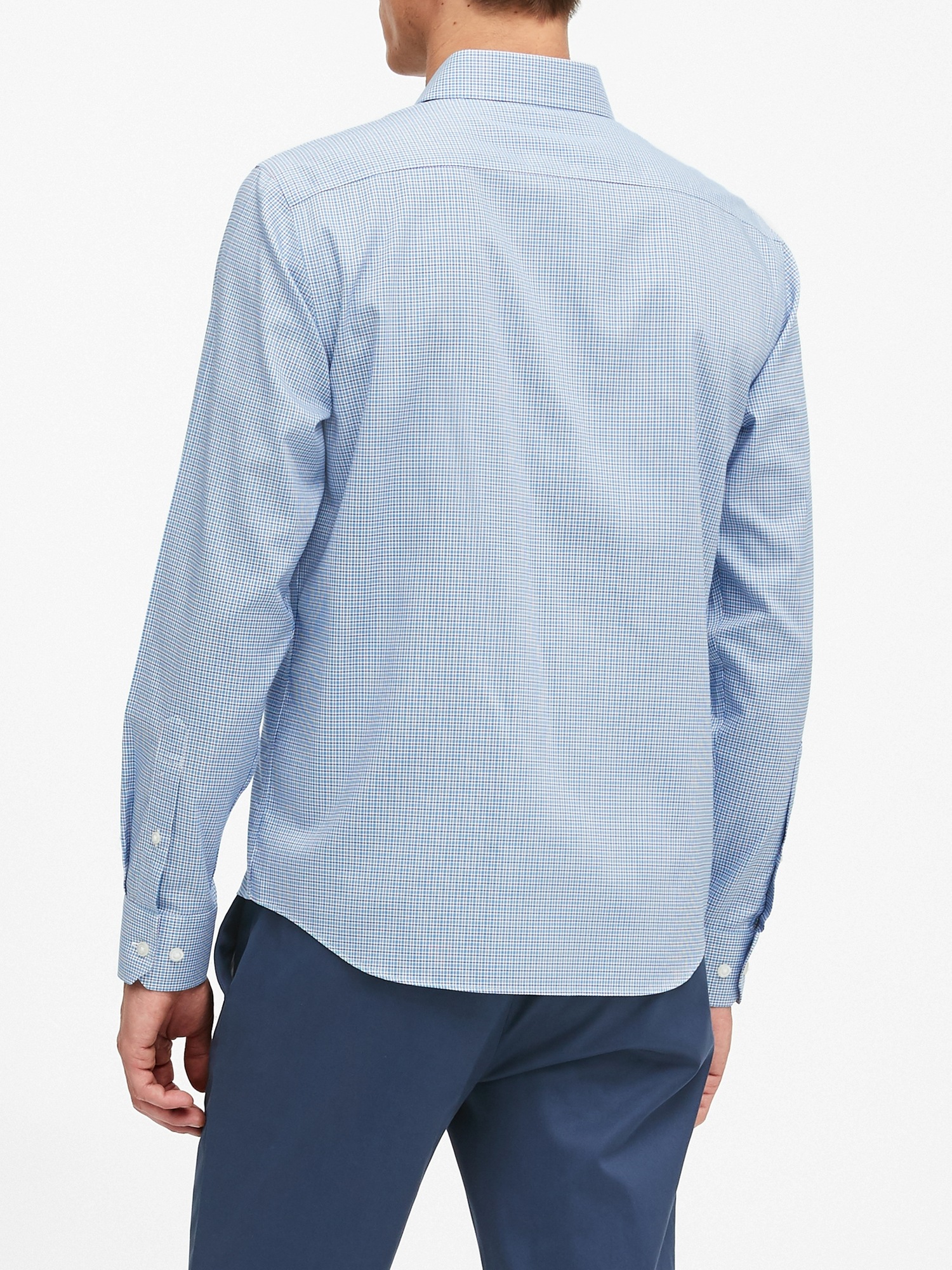 Untucked Slim-Fit Non-Iron Dress Shirt