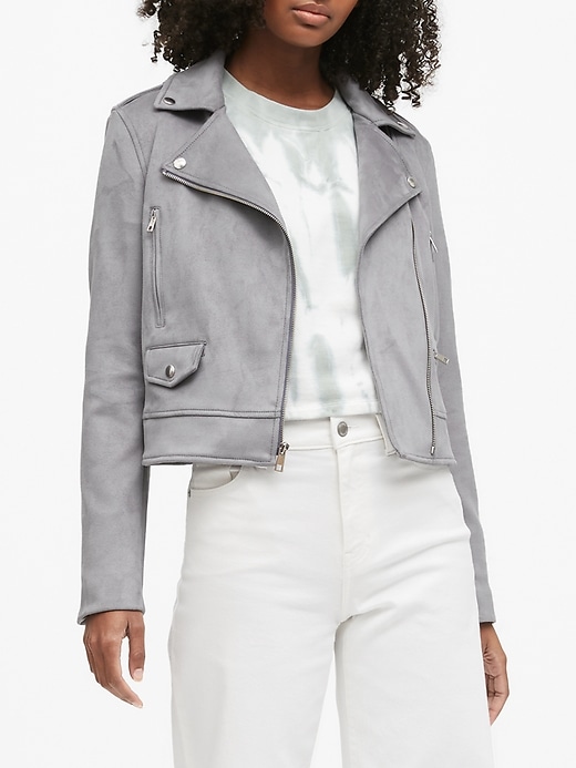 banana republic vegan leather jacket
