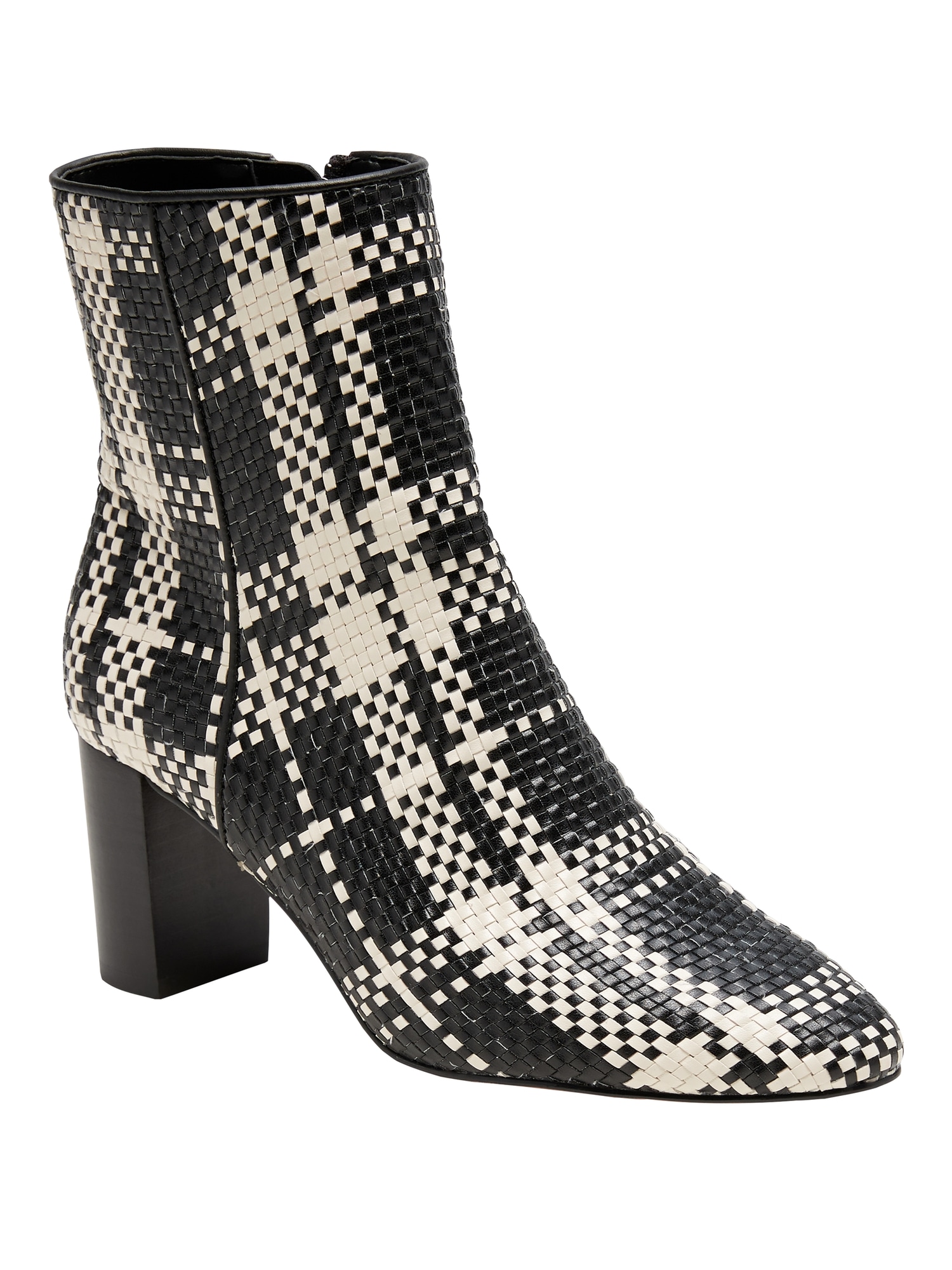 Plaid Ankle Boot