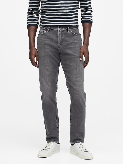 Banana Republic Tapered Rapid Movement Denim Jean with COOLMAX® Technology. 1