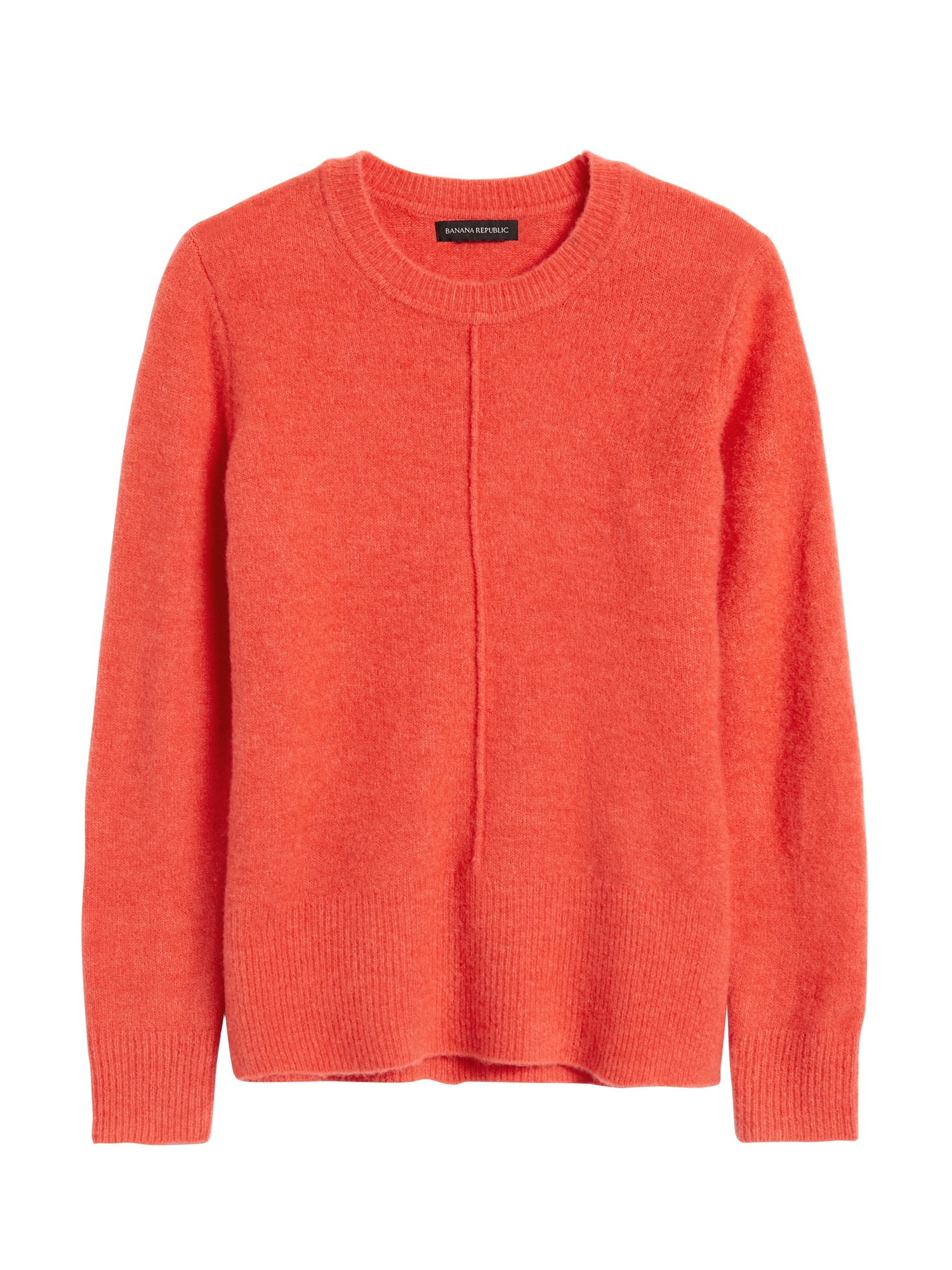 Merino-Blend Center-Seam Sweater