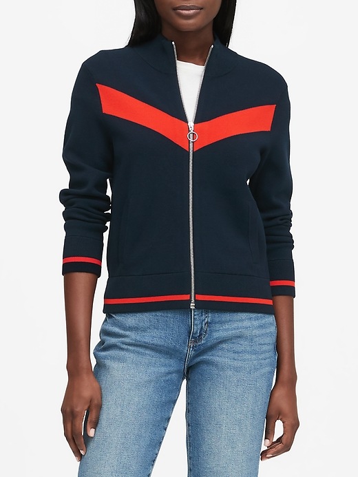 Banana republic track jacket best sale