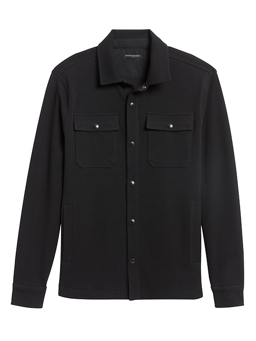 Twill Shirt Jacket | Banana Republic
