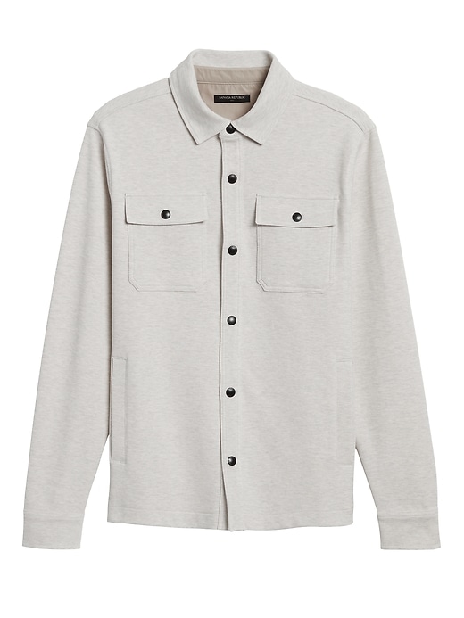Twill Shirt Jacket | Banana Republic