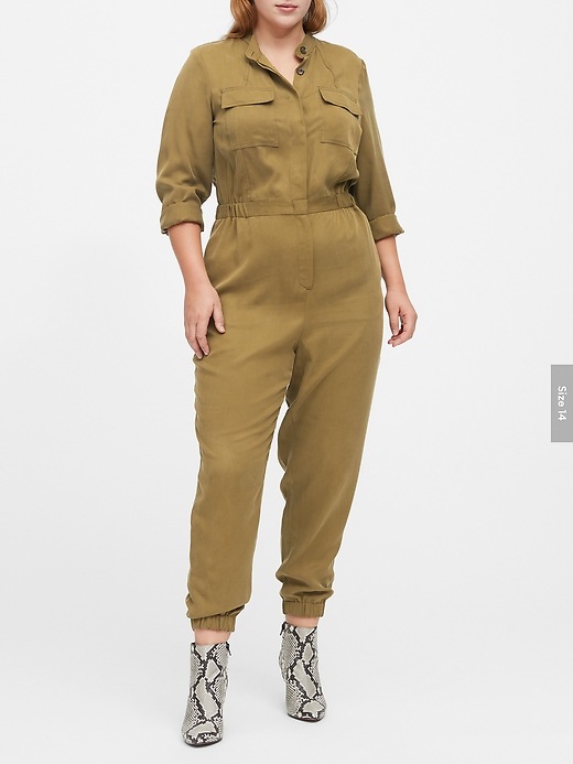 TENCEL™ Flight Jumpsuit | Banana Republic