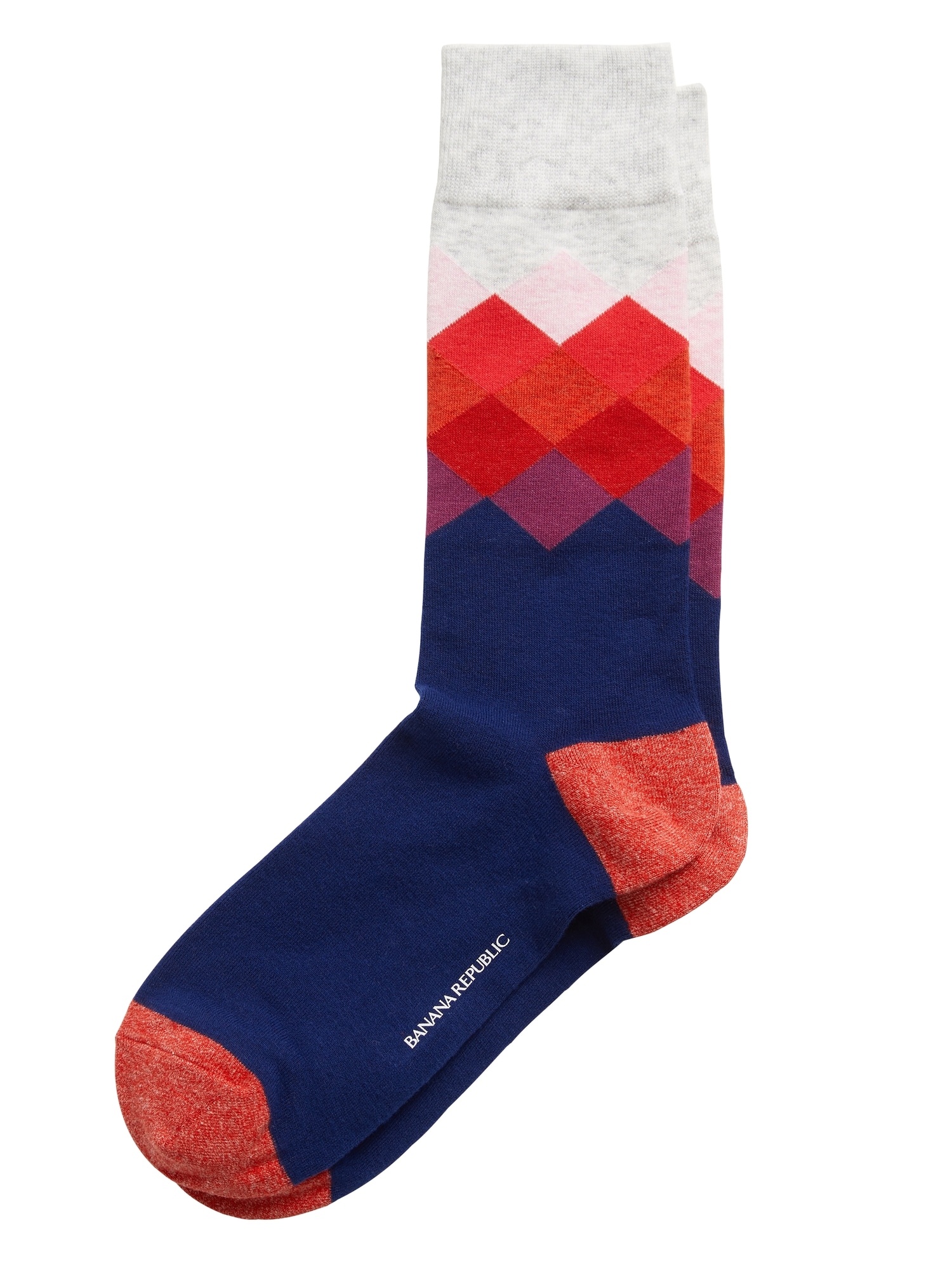 Blocked Argyle Sock | Banana Republic