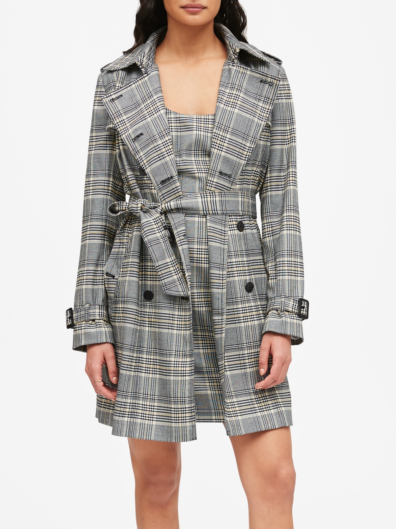 banana republic trench coat dress