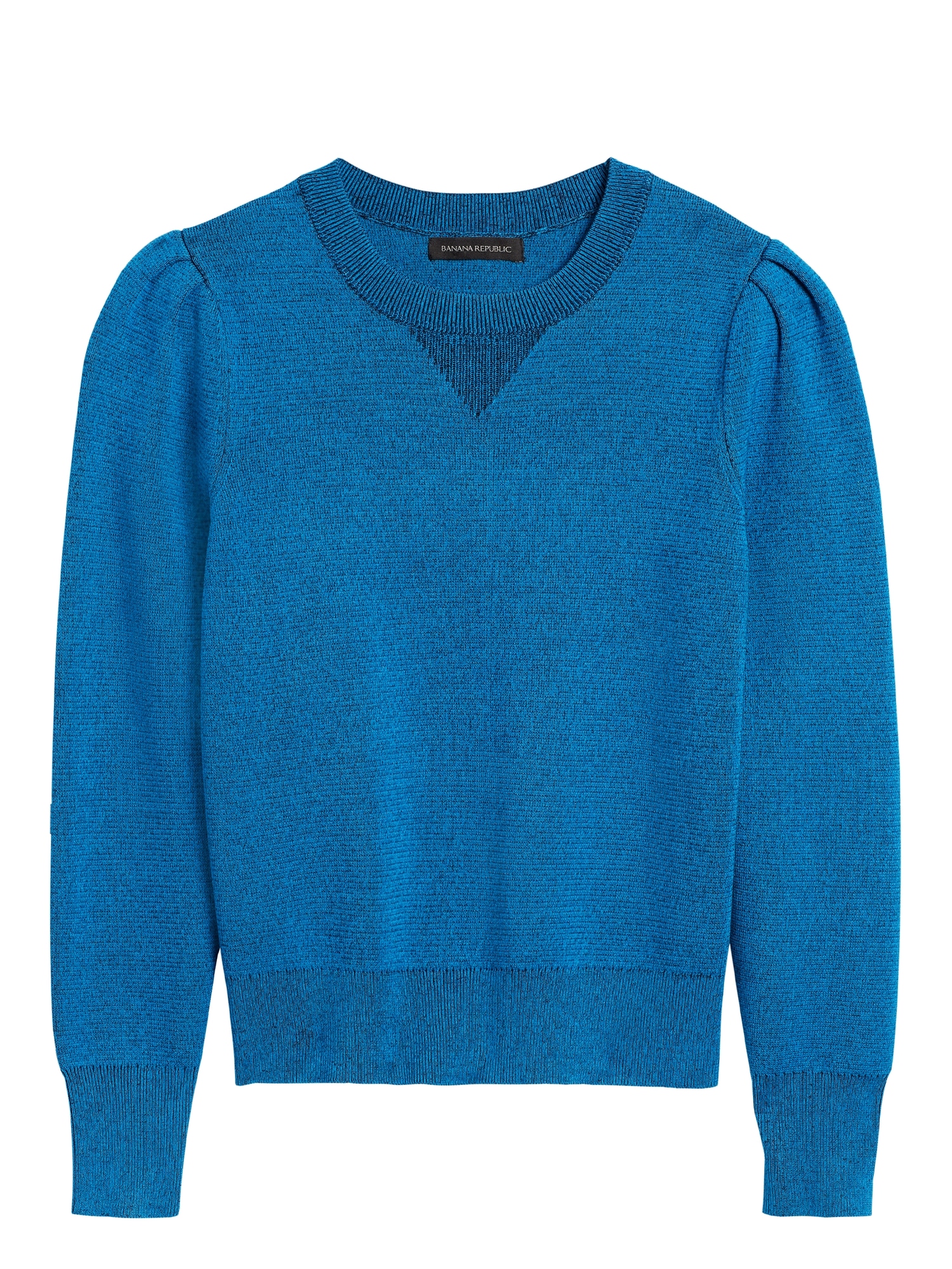 Petite Puff-Sleeve Sweater Top