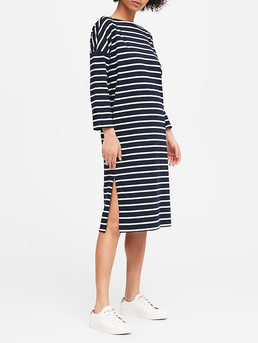 Banana Republic - Boat-Neck T-Shirt Dress