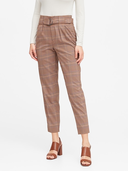 Banana Republic High-Rise Tapered Cropped Pant. 1