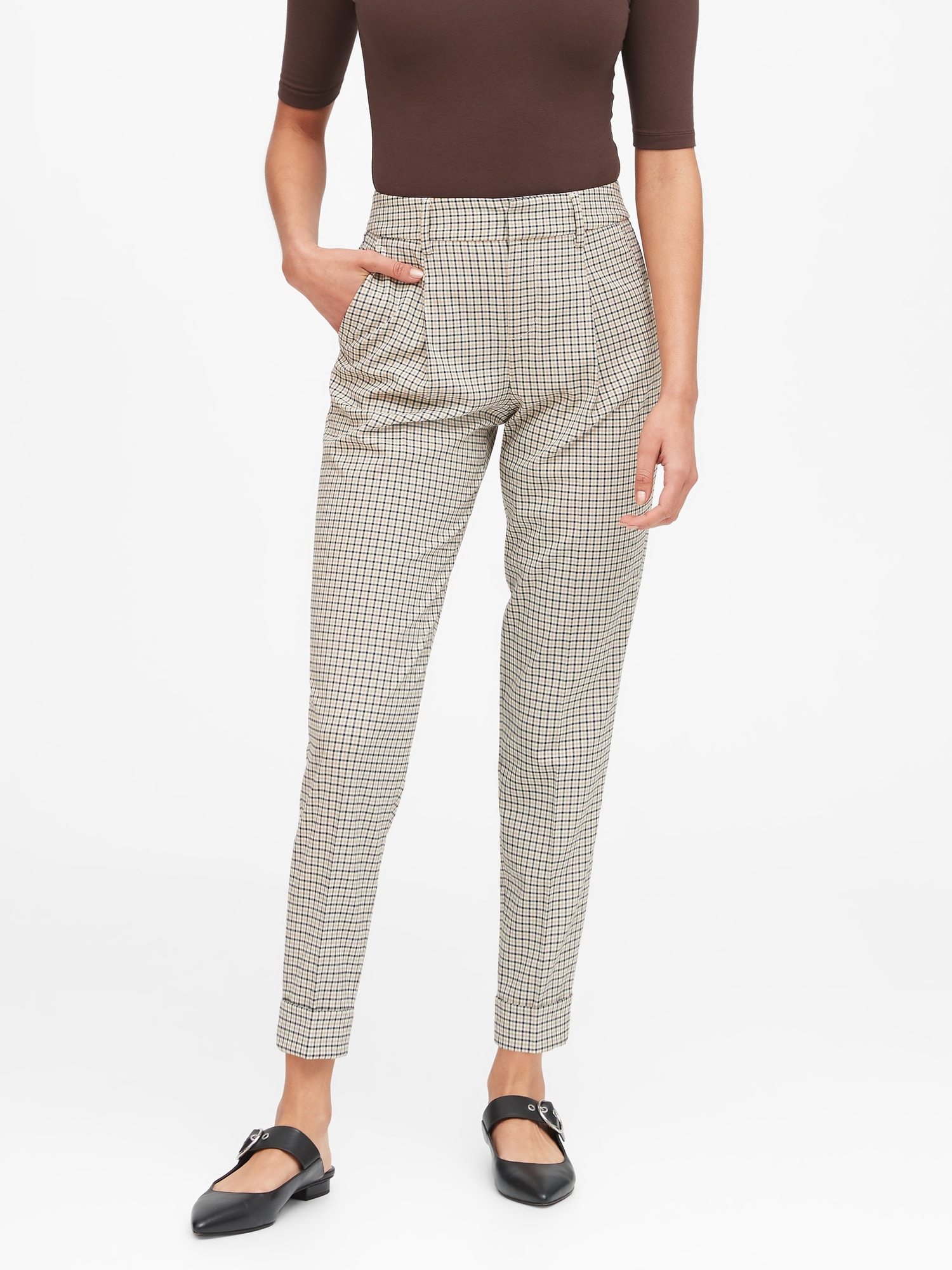 banana republic tapered pants