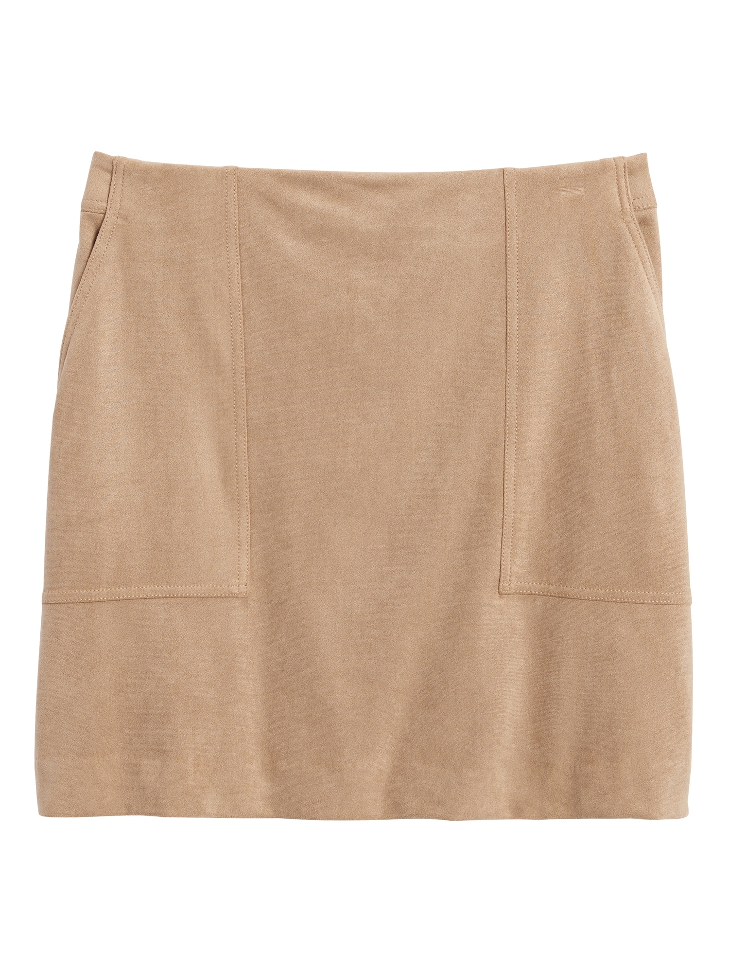 Vegan suede mini outlet skirt