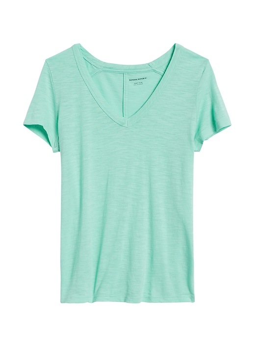 Slub V-Neck T-Shirt | Banana Republic