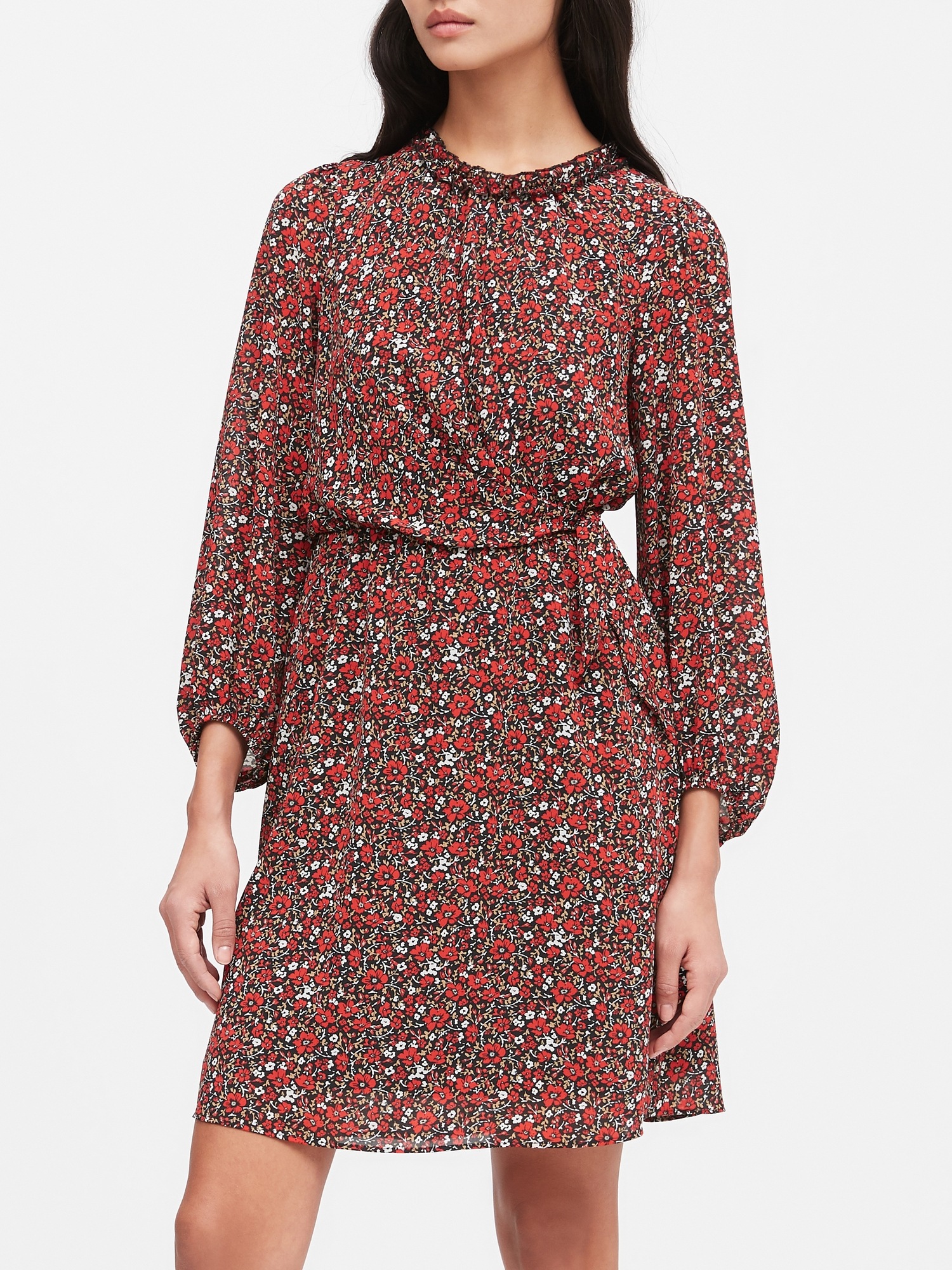 tie waist mini dress