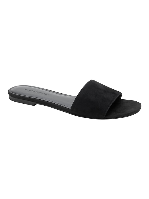Leather Slide Sandal | Banana Republic