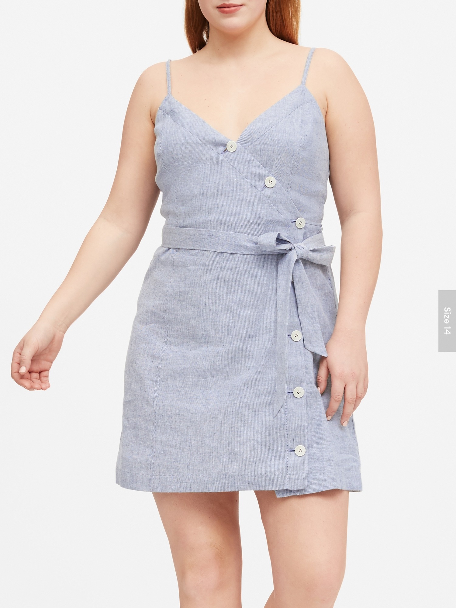 linen dress mini