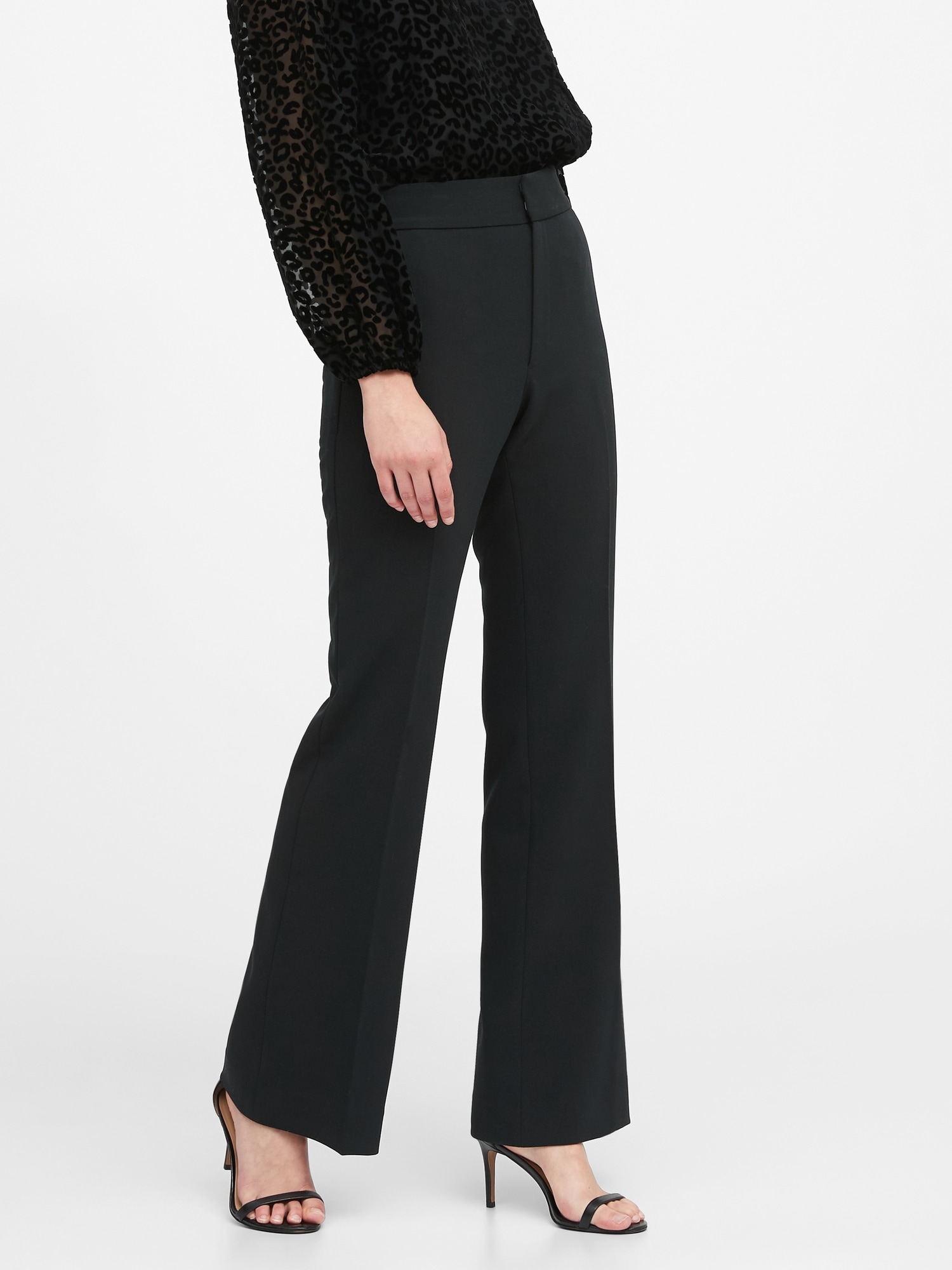 high rise flare pants