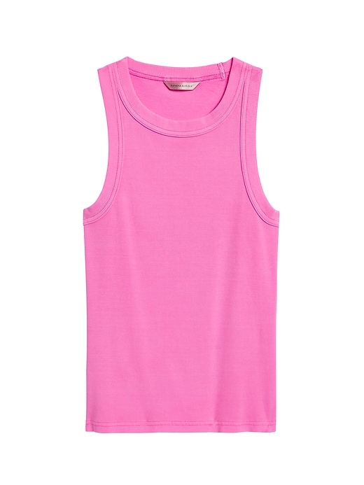Banana Republic Fitted Ribbed Tank. 1
