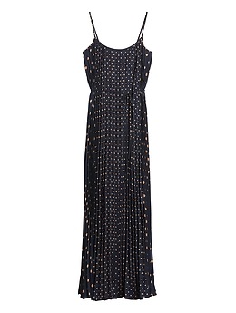 Banana republic polka dot maxi sales dress